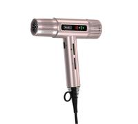 Wahl Vanquish, Professional Hair Dryer with Attachments, Pink Gold | Professional Hair Dryer 1600 W, FlowControl Technology, Ionic, 4 Heat Levels and 3 Speeds, Magnetic Attachments
