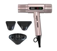 Wahl Vanquish Rose Gold 1600W Corded Hair Dryer 3 Magnetic Attachments ZY170