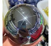 WAHOM Natural Terahertz Magnetic Sphere Large Crystal Healing Stone (Size : 30-40mm)