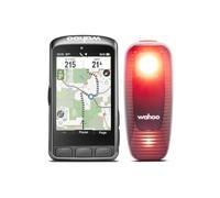 Wahoo Fitness ELEMNT ACE Cycling Computer, 3.8, Black + Wahoo Fitness TRACKR Radar for Cycling,Black