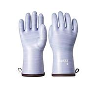Wahoo Liquid Silicone Oven Gloves, Food-Contact Grade, Heat Resistant Gloves for Cooking, Grilling, Baking, Purple, XL/10