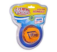WAHU Super Grip Skimball Orange - 100% Waterproof Ball Can Skip Over 150 Feet Across The Water