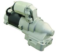 WAI 33253N Starter Motor Compatible With CHRYSLER DODGE JEEP MITSUBISHI Replaces 05033440AA 05033440AC 5033440AA 5033440AC 1810A062 1810A143 M001T93071 M001T93171 M001T93171ZC M1T93071, Metallic
