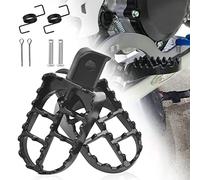 Wai Danie Footrest Foot rest Footpegs Foot Peg Compatible with Yamaha PW50 PW80 TW200 PW 50 80 TW 200 Dirt Bike Motorcycle Motocross