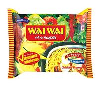 WAI WAI Noodles Chicken 70G-(10 Packets)