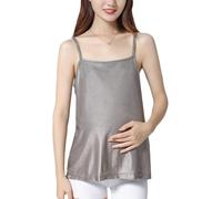 WaiDXn Anti-Radiation Shielding Top Camis Maternity Clothes Protection Shield Pregnancy Dresses Silver Fiber Camis(M)