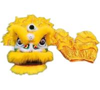 WaiDXn Children's Costume Props Lion Dance Set Classical Lion Dance Dragon Dance Lion Dance Performance Lion Head For Lion Dance Performance(Color:Ye,Size:11in)