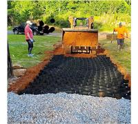 WaiDXn GYJ Peat Gravel Stable Grid For Lane Sidewalks, Geogrid For Slope Channel Shed Foundation, Ground Grid Geogrid Geogrid HY(2m x 6m (6.5ft x 19.5ft))