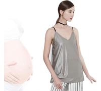 WaiDXn Maternity Protection Suit,Anti-Radiation Dresses 100% Silver Fiber Shield(XXL)