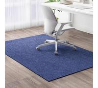 WaiDXn Office Chair Mats And Hardwood Floor Protectors(Blue,100 * 120cm)