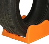 WaiDXn Orange Plastic Tyre Storage Rack, Small Tyre Storage Rack For Seasonal Tyres/caravan Tyres/buggy Tyres, Home/canteen/workshop Display Racks