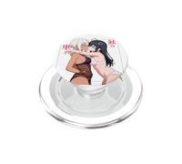 Waifu Sexy Anime Girl Steampunk Kisses Japanese PopSockets PopGrip for MagSafe