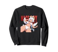 Waifu Sexy Anime Girl Wing Skirt Halo Japanese Manga Style Sweatshirt