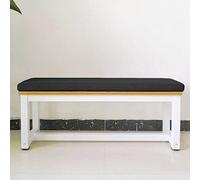 Waigg Kii 5/7/8cm Bench Cushion 2 Seater/3 Seater,Garden Bench Seat Cushion Pad 100/120/150cm,Long Bench Chair Cushion for Swing Dining Patio (170x40x5cm,Black)