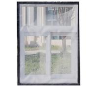 Waigg Kii Cat Safety Window Guard Anti-Mosquito Window Fly Screen Balcony Nets,Anti-Scratch Cat Mesh Self-Adhesive Window Mesh Curtain DIY Size (80x150cm,B)
