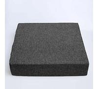Waigg Kii Chair Cushions Seat Pads,Dining Garden Chair Seat Cushion 45x45cm 50x50cm,Thick Seat Pads for Indoors Outdoors Patio Office (50 * 50 * 8CM,Black)