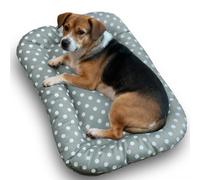 Waigg Kii Dog Bed Waterproof Deep Sleep Pet Mat,Calming Large Dog Bed Comfortable Cat Sofa Beds Crate Mattress,Pet Beds Anti Anxiety Cushion Non Stick To Hair (Green,XL-88 * 56CM)