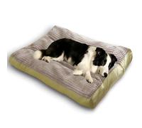 Waigg Kii Extra Large Dog Bed 9cm Thick Support Pet Cushion,Washable Sleeping Dog Bed with Removable Plush Cover Non-Slip Base Calming Mattress for Indoor Cat (C,S-48 * 45 * 8CM)
