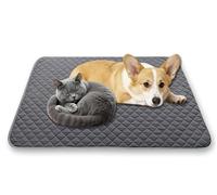 Waigg Kii Large Dog Bed Cooling Mattress Waterproof,Comfort Pet Sofa Bed Igloo Mat Non-Slip Cat Cushion Luxurious Dog Crate Beds Calming Urinary Barrier Mat (Dark grey,S 40 * 50cm-1pcs)