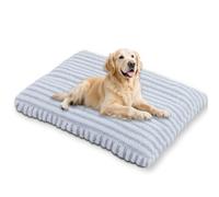 Waigg Kii Large Ultimate Dog Bed with Removable Cover Washable,Calming Pet Cushion Anti Anxiety Dogs Bed for Indoor Cat Mat Non-Slip Base (Grey,L-65 * 45CM)