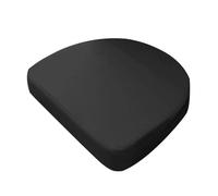 Waigg Kii Outdoor Garden Cushion U Shape Waterproof Seat Pad,Thick U-Shaped Chair Seat Cushions Pad for Home Garden Office Indoor Outdoor (48 * 48 * 5cm,Black)
