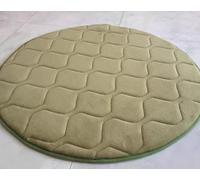Waigg Kii Square Round Cushion Floor Cushion Pad 50cm/80cm/100cm/120cm,Portable Cushion Pad Seat Cushion for Yoga/meditation/Indoor/Outdoor (50 * 50cm,A-green)