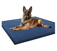 Waigg Kii Washable Dog Bed Mat for Medium/Large Dogs,Ultra Soft Dog Beds Crate Pad,Non-slip Deluxe Kennel Beds Sleeping Mat for Large Jumbo Medium Small Dogs (Blue,150 * 150CM)