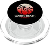 Waikiki Beach Honolulu Hawaii Sunset Design PopSockets PopGrip for MagSafe
