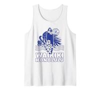 Waikiki Honolulu South Shore Oahu Hawaii Vacation Souvenir Tank Top