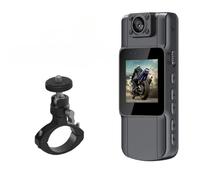 Waillynice 1080P HD Mini Body Camera with Infrared Night Vision, Portable Police Body Cam, Bike Camcorder, Small Digital Video Recorder for Security, Sports, and Evidence (Black,Without TF Card)