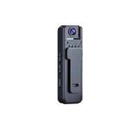 waillynice 1080P HD Mini Camera with Infrared Night Vision, 180° Rotating Lens, 128G Support, Portable BodyCam for Police, Outdoor Sports & Bike Recording (Only F9(Black))