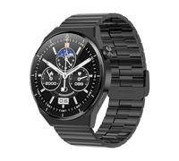 waillynice GT3 Max Smart Watch with 1.5 Inch Full Screen, Waterproof, and Heart Rate/Blood Pressure Monitoring, and Fitness/NFC/WiFi Features Heart Rate and Blood Pressure (Black Steel)