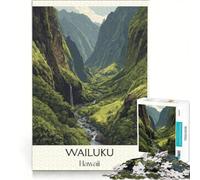 Wailuku ʻĪao Valley jigsaw for adults1000 pieces | Difficult Challenge Every Piece is Unique gifts for friends and family 50x75cm