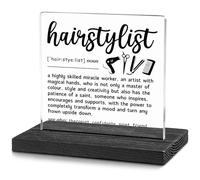 wainvniaw Hairstylist Gifts, Hair Stylist Appreciation Gifts, Hairstylist Gift Ideas, Hairstylist Graduation Gifts Hairstylist Retirement Gifts, Hairstylist Definition Signs for Salon Home WDSS66