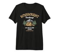 Wainwright Challenge 214 Fells Completed Hiking Gift Premium T-Shirt