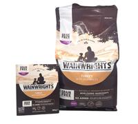 Wainwright's Grain Free Puppy Complete Turkey and Vegetables 2KG COMBINED 1 WET TRAY - Hypoallergenic Nutriment Premium Dry Dog Food For Sensitive General Stomach Digestion