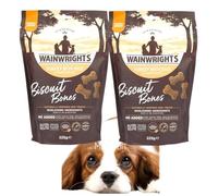 Wainwright's Small Breed Dog Biscuit Bones Turkey with Rice Treats 225g (PACK OF 2)