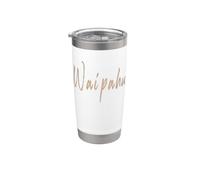 Waipahu Hawaii Vintage Elegant Design Stainless Steel Insulated Tumbler