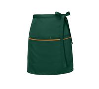 Waist Apron, Waitress Aprons with 2 Pockets, Waiter Server Short Half Cloth Apron for Women Men, Aprons for Kitchen Cooking Baking Restaurant Cafe Bar (Green)