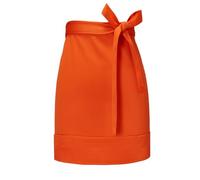 Waist Apron with Pockets for Men Women, Adjustable Short Half Apron, Kitchen Cooking Chef Apron, Waiter Waitress Apron, Catering Serving Working Aprons for Restaurant Cafe Bar Gardening (Orange)