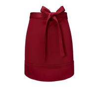Waist Apron with Pockets for Men Women, Adjustable Short Half Apron, Kitchen Cooking Chef Apron, Waiter Waitress Apron, Catering Serving Working Aprons for Restaurant Cafe Bar Gardening (Red)