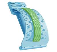 Waist Back Stretcher - 14.96 inches Lumbar Support, Adjustable Back Stretching Board, 3-Level ABS Lumbar Stretcher | Non-slip Traction Board for Sleeping Men Women Bed Fitness Athlete Workout Yoga