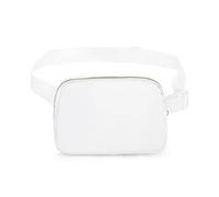 Waist Bag Crossbody Fanny Pack Waist Bag Bags Beach Travel Outdoor Sport Women Pouch Adjustable Strap Bolso Hombre(White)