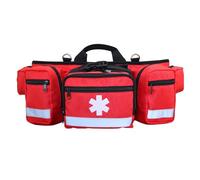 Waist Bag for Auxiliary Equipment - Outdoor with Zip, Spacious Storage System, Reflective Safety Strip Design, Durable Holder for Medical Equipment |