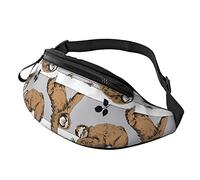 Waist Bag Funny Brown Sloth, Fanny Pack Adjustable Waistpacks Lightweight Belt Bag Pouch for Sports Sport Activities