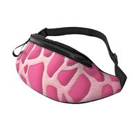 Waist Bag Giraffe Texture Adjustable Walking Bags Lightweight Waist Pack For Men Sports Women 14X35Cm