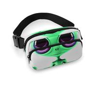 Waist Bag, Green Alien Printed Waist Bag,universal Waist Bag,portable Waist Bag,durable Waist Bag,thickened Waist Bag, Green Alien, 20x13cm, Modern