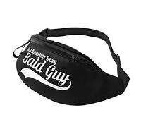 Waist Bag Just an-Other Sexy Bald Guy Elegant Bumbags Foldable Travel Pack for Ladies Women Boys 14X35Cm