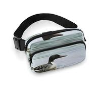 Waist Bag, Loon Nature Birds Printed Waist Bag,universal Waist Bag,portable Waist Bag,durable Waist Bag,thickened Waist Bag, Loon Nature Birds, 20x13cm, Modern