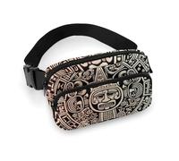 Waist Bag, Mayan Calendar Printed Waist Bag,universal Waist Bag,portable Waist Bag,durable Waist Bag,thickened Waist Bag, Mayan Calendar, 20x13cm, Modern
